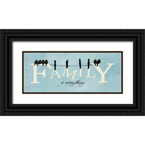 Well Said II Black Ornate Wood Framed Art Print with Double Matting by ERR, Pela