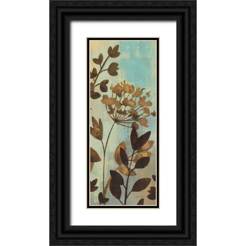 Enchanted Garden II Black Ornate Wood Framed Art Print with Double Matting by Vassileva, Silvia