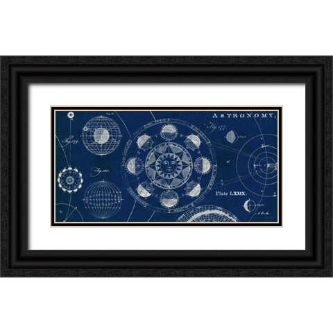 Blueprint Astronomy Black Ornate Wood Framed Art Print with Double Matting by Schlabach, Sue