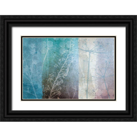 Ethereal Black Ornate Wood Framed Art Print with Double Matting by Wild Apple Portfolio
