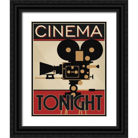 Directors Cut II Black Ornate Wood Framed Art Print with Double Matting by Pela Studio