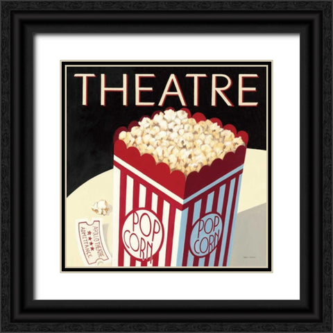 Theatre Black Ornate Wood Framed Art Print with Double Matting by Fabiano, Marco