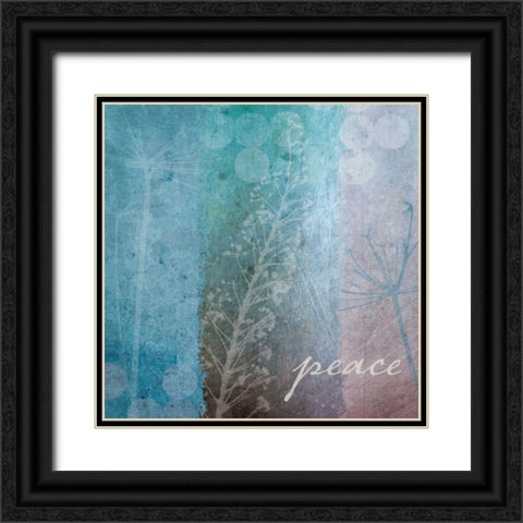 Ethereal Inspirational Square I Black Ornate Wood Framed Art Print with Double Matting by Wild Apple Portfolio