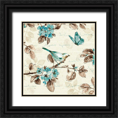 Wing Prints III Black Ornate Wood Framed Art Print with Double Matting by Pela