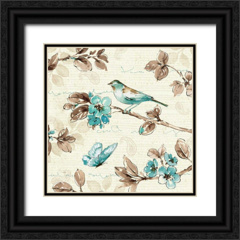 Wing Prints IV Black Ornate Wood Framed Art Print with Double Matting by Pela