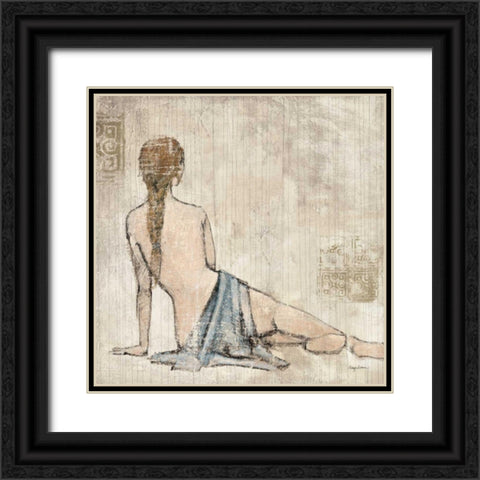 Figure Study II Black Ornate Wood Framed Art Print with Double Matting by Tillmon, Avery