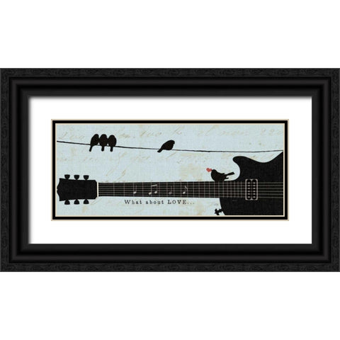 Chorus LIne II Black Ornate Wood Framed Art Print with Double Matting by Pela