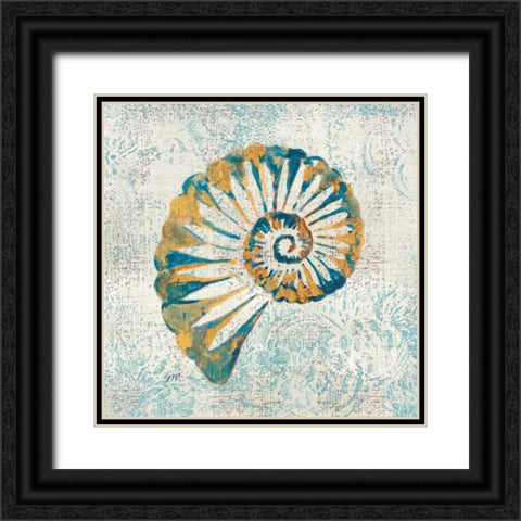 Coastal Beauty  II Black Ornate Wood Framed Art Print with Double Matting by Mousseau, Studio