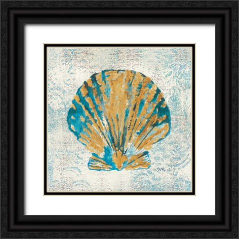 Coastal Beauty IV Black Ornate Wood Framed Art Print with Double Matting by Mousseau, Studio