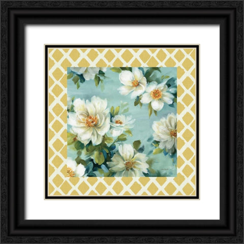 Reflections III with Border Black Ornate Wood Framed Art Print with Double Matting by Audit, Lisa