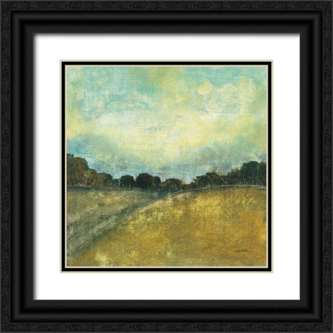 This Place II Black Ornate Wood Framed Art Print with Double Matting by Warrick, Cheryl