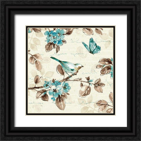 Wing Prints III Black Ornate Wood Framed Art Print with Double Matting by ERR, Pela