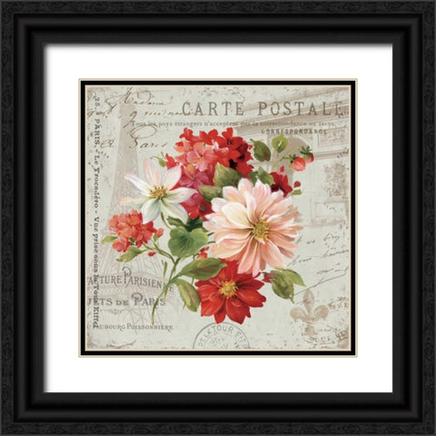 PS Je Taime Light II Black Ornate Wood Framed Art Print with Double Matting by Audit, Lisa