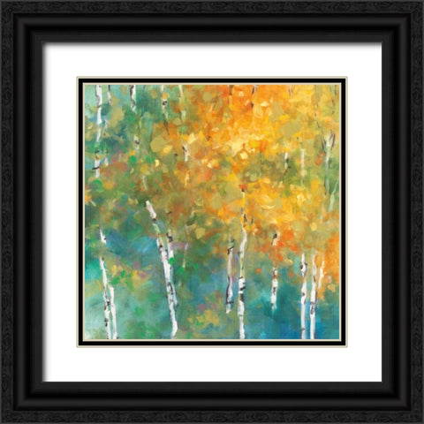 Confetti II Black Ornate Wood Framed Art Print with Double Matting by Purinton, Julia