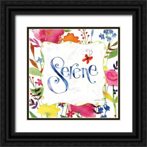 Serene Black Ornate Wood Framed Art Print with Double Matting by Tavoletti, Anne