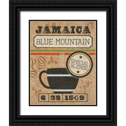 Coffee Sack II Black Ornate Wood Framed Art Print with Double Matting by Pela Studio