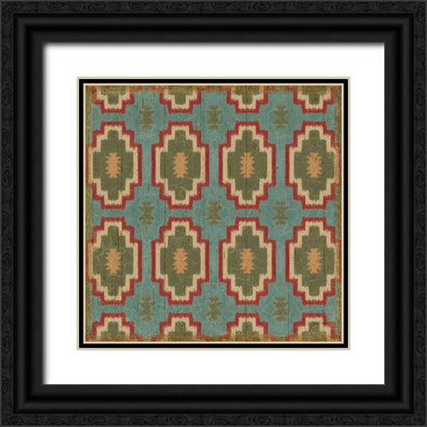 Country Mood Tile III Black Ornate Wood Framed Art Print with Double Matting by Wiens, James