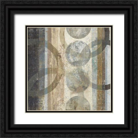 Raku I Black Ornate Wood Framed Art Print with Double Matting by Wild Apple Portfolio