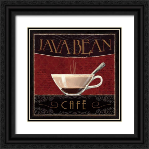 Coffee Shop II Black Ornate Wood Framed Art Print with Double Matting by Fabiano, Marco