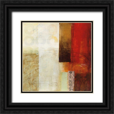 Warmth III Black Ornate Wood Framed Art Print with Double Matting by Davies, Jane