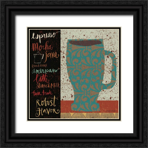 Fair Trade I Black Ornate Wood Framed Art Print with Double Matting by Warrick, Cheryl