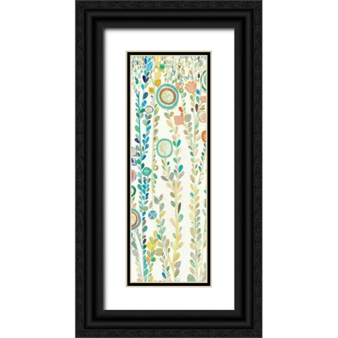 Under the Rain Panel I White Black Ornate Wood Framed Art Print with Double Matting by Boggs, Candra
