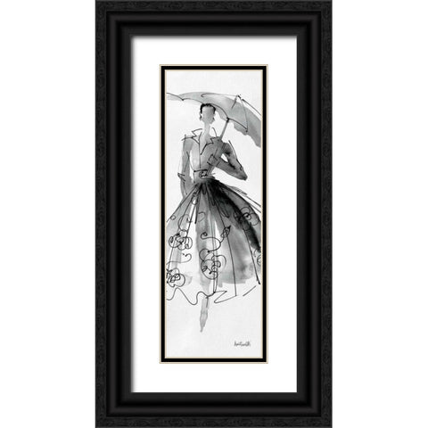 Fashion Sketchbook VI Black Ornate Wood Framed Art Print with Double Matting by Tavoletti, Anne