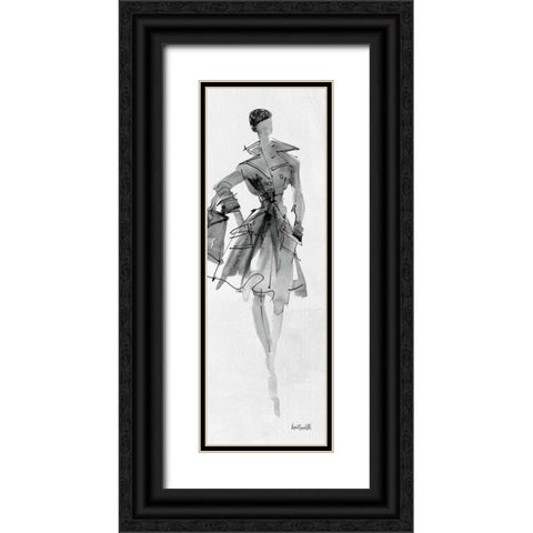 Fashion Sketchbook VII Black Ornate Wood Framed Art Print with Double Matting by Tavoletti, Anne