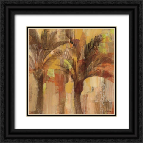 Island Breeze I Black Ornate Wood Framed Art Print with Double Matting by Hristova, Albena