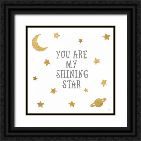 Shining Star Black Ornate Wood Framed Art Print with Double Matting by Hershey, Moira