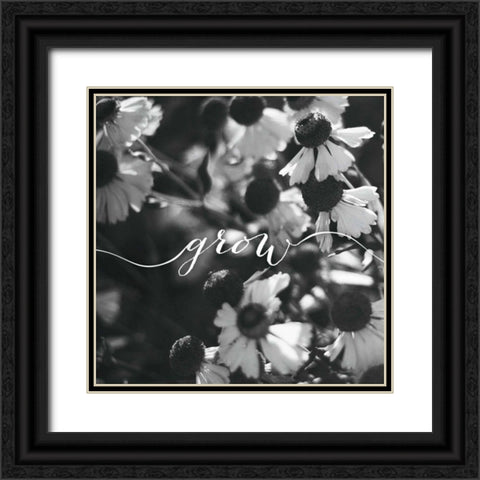 Grow Black Ornate Wood Framed Art Print with Double Matting by Marshall, Laura