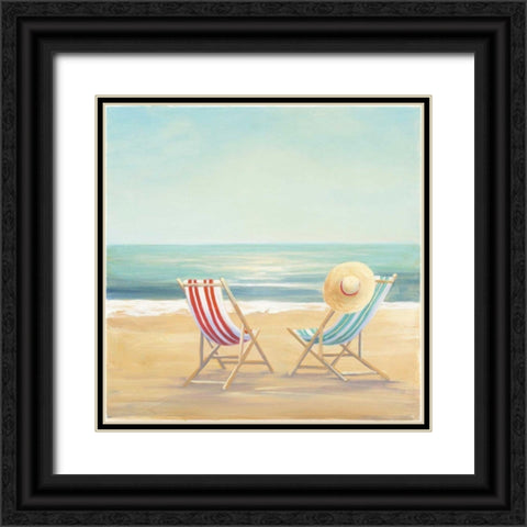 The Simple Life Black Ornate Wood Framed Art Print with Double Matting by Purinton, Julia