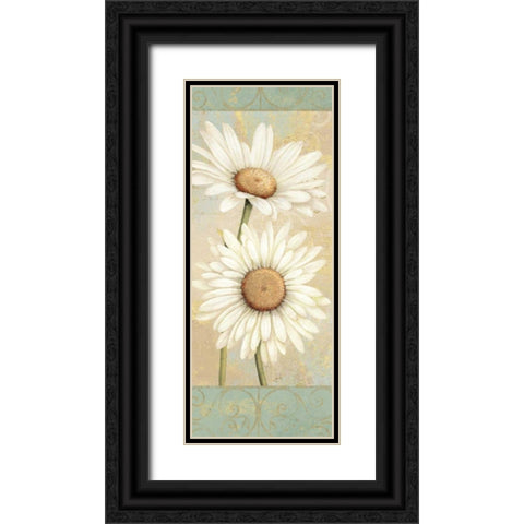 Beautiful Daisies I Black Ornate Wood Framed Art Print with Double Matting by Brissonnet, Daphne