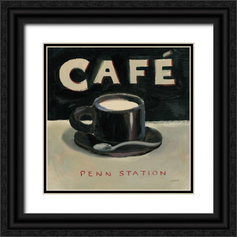 Coffee Spot I Black Ornate Wood Framed Art Print with Double Matting by Wiens, James