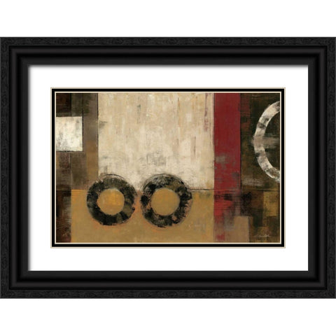 Intermission Spice Black Ornate Wood Framed Art Print with Double Matting by Vassileva, Silvia