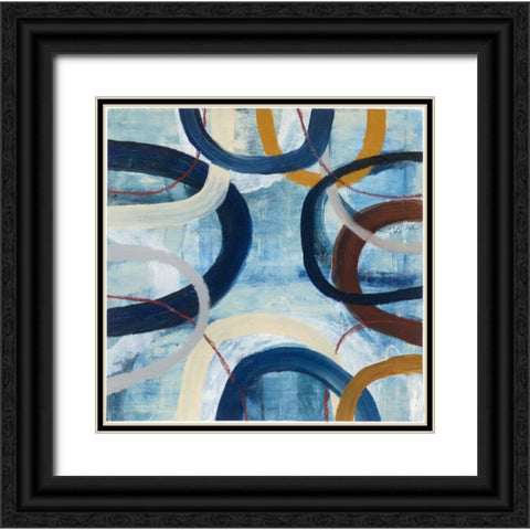 Dwell II Black Ornate Wood Framed Art Print with Double Matting by Warrick, Cheryl
