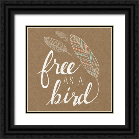 Free as a Bird  Black Ornate Wood Framed Art Print with Double Matting by Marshall, Laura