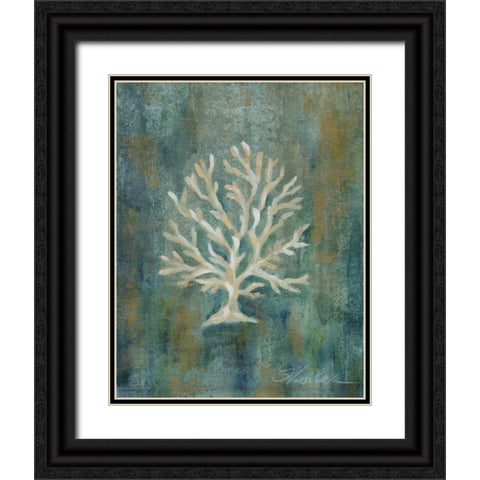 Tropical Sea I Black Ornate Wood Framed Art Print with Double Matting by Vassileva, Silvia