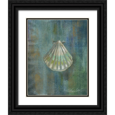 Tropical Sea II Black Ornate Wood Framed Art Print with Double Matting by Vassileva, Silvia
