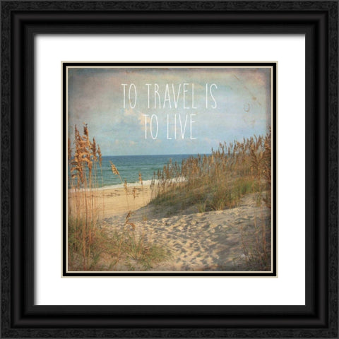 My Gypsy Soul IV Black Ornate Wood Framed Art Print with Double Matting by Pela Studio