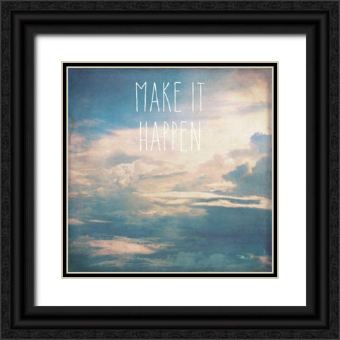 Dreamy I Black Ornate Wood Framed Art Print with Double Matting by Pela Studio
