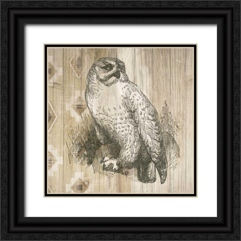 Natural History Lodge II Black Ornate Wood Framed Art Print with Double Matting by Wild Apple Portfolio