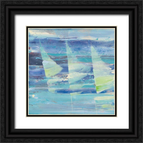 Summer Sail I Black Ornate Wood Framed Art Print with Double Matting by Hristova, Albena