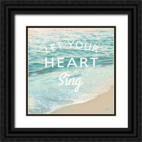 Sea Inspiration VI Black Ornate Wood Framed Art Print with Double Matting by Schlabach, Sue