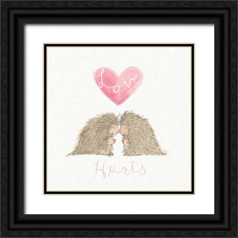 Tough Love II Black Ornate Wood Framed Art Print with Double Matting by DeNeige, Elyse