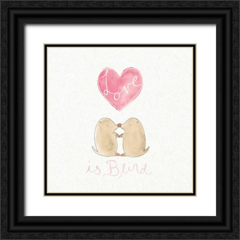 Tough Love IV Black Ornate Wood Framed Art Print with Double Matting by DeNeige, Elyse