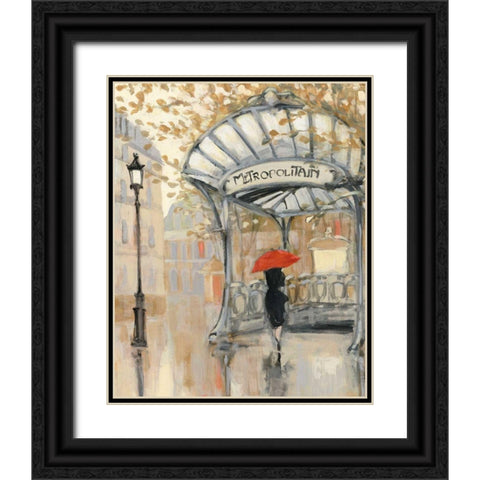 To the Metro III Black Ornate Wood Framed Art Print with Double Matting by Purinton, Julia