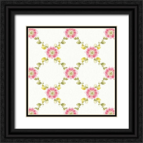 Rainbow Seeds Pattern VIII Black Ornate Wood Framed Art Print with Double Matting by Audit, Lisa