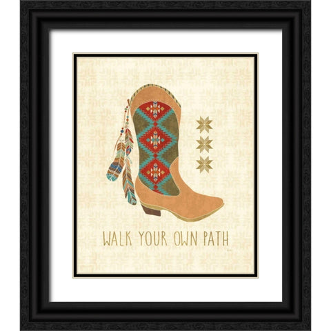 Southwest at Heart III Black Ornate Wood Framed Art Print with Double Matting by Charron, Veronique