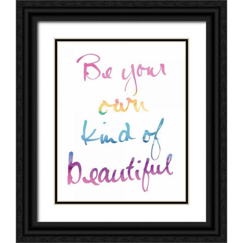 Miami Beautiful White Black Ornate Wood Framed Art Print with Double Matting by Schick, Mike